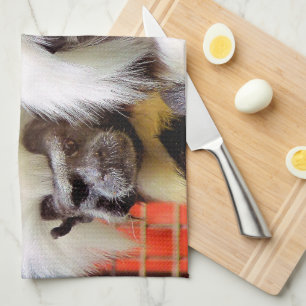 COTTON -TOP TAMARIN MONKEYS TEA TOWEL