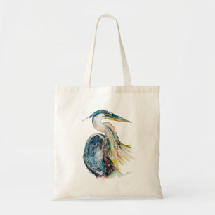 Cotton tote bag with print Great Blue Heron