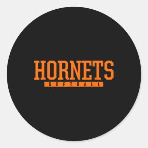 Cottondale Hornets Softll Hs Classic Round Sticker
