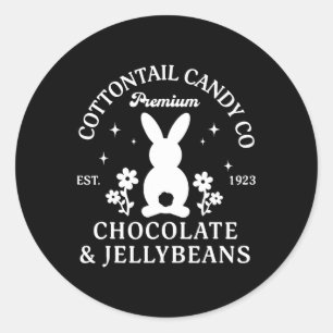 Cottontail Candy Company Est 1923 Classic Round Sticker
