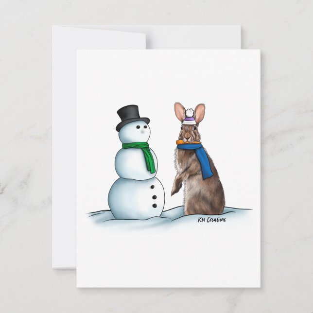 Cottontail - holiday card (Front)