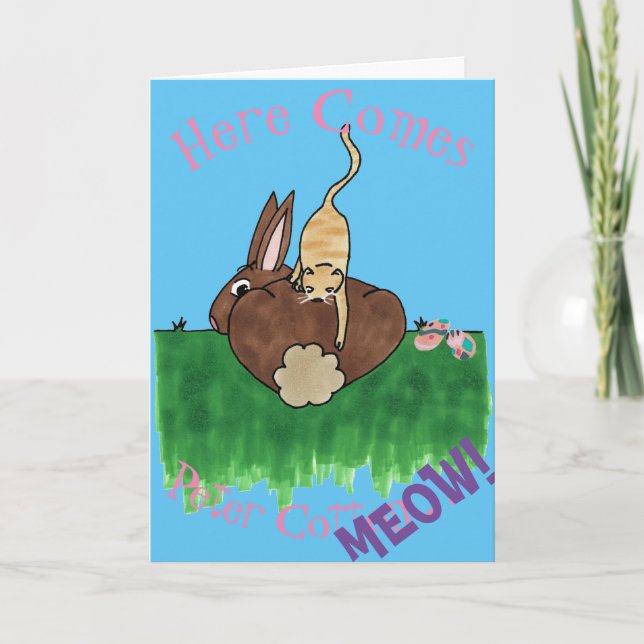 Cottontail Holiday Card (Front)