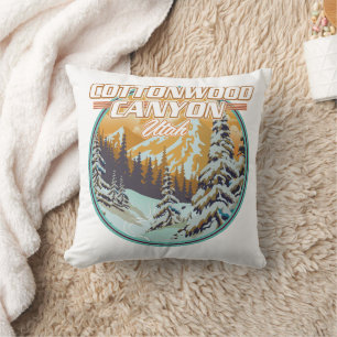 Cottonwood Canyon Utah logo Cushion