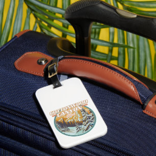Cottonwood Canyon Utah logo Luggage Tag