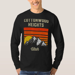 Cottonwood Heights Utah Retro Vintage City State U T-Shirt