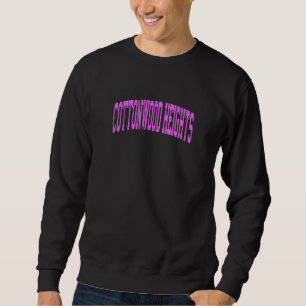 Cottonwood Heights Utah Ut Vintage Athletic Sports Sweatshirt