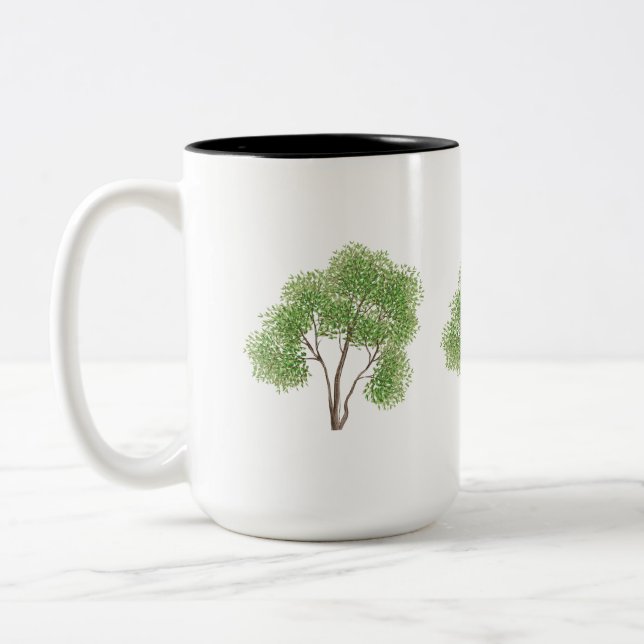 Cottonwood Tree Two-Tone Coffee Mug (Left)