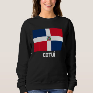 Cotuí Dominican Republic Flag Emblem Escudo Crest Sweatshirt