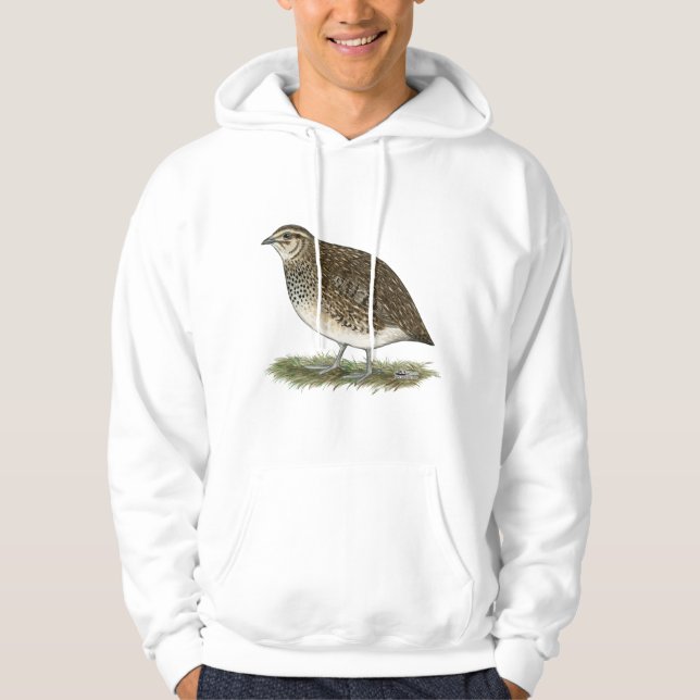 Coturnix Quail Hen Hoodie (Front)