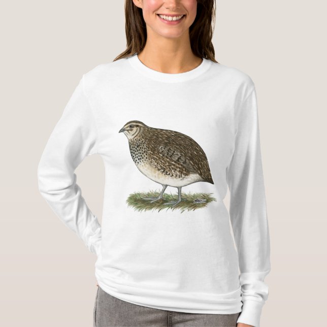 Coturnix Quail Hen T-Shirt (Front)