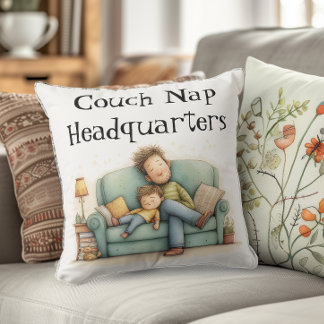 Couch Nap Headquarters Father's Day Cushion