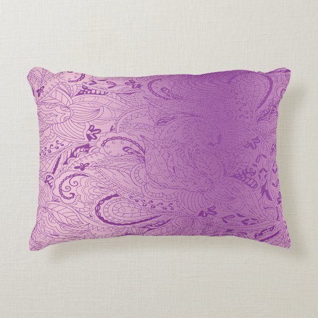 Couch Pillows | Grey, Gold & Pink Décor Cushions (Front)