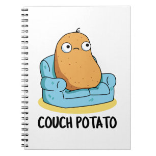Couch Potato Funny Potato Pun  Notebook