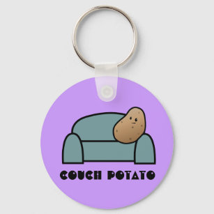 Couch Potato Key Ring
