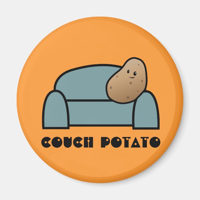 Couch Potato Magnet (Front)