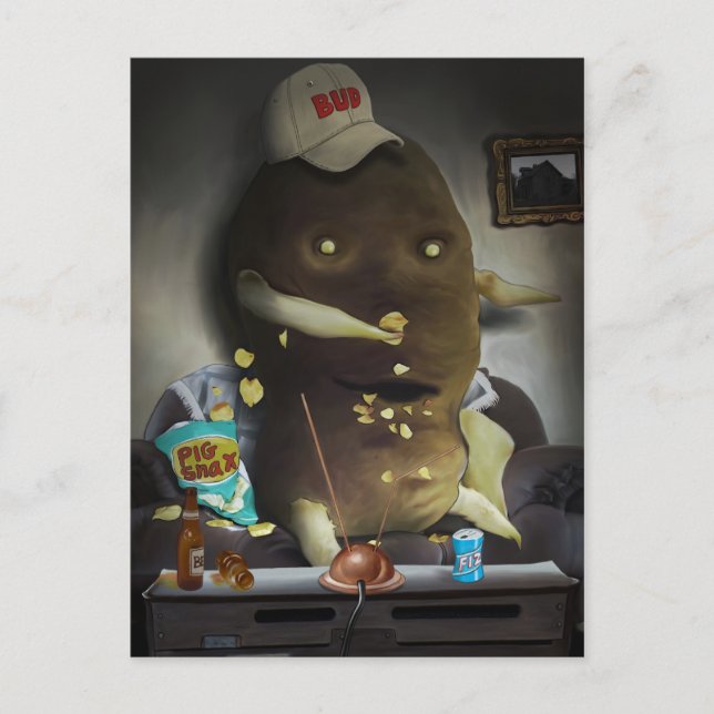 Couch Potato Postcard (Front)