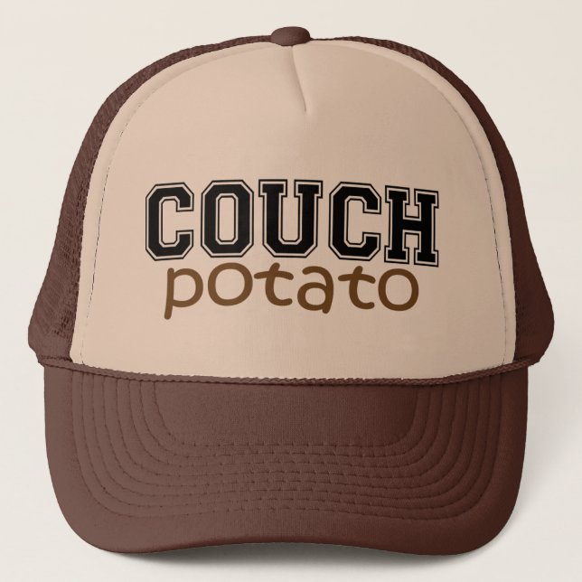 Couch Potato Trucker hat (Front)