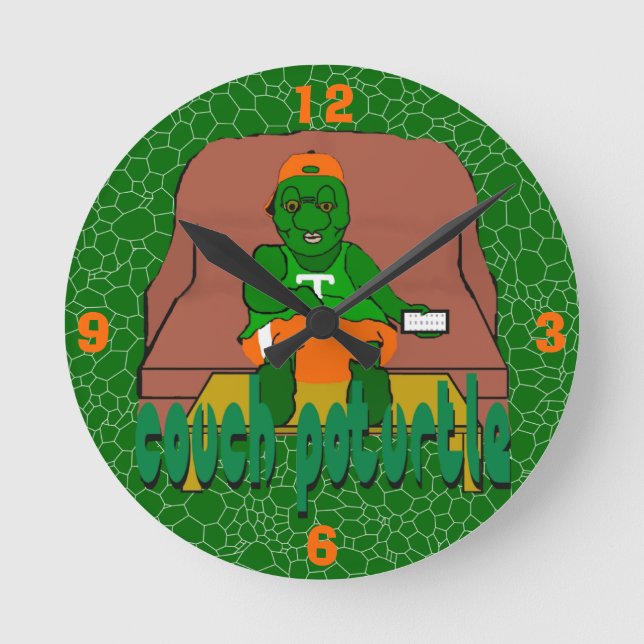 Couch Poturtle Clock (Front)
