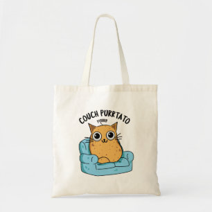 Couch Purrtato Funny Potato Pun  Tote Bag