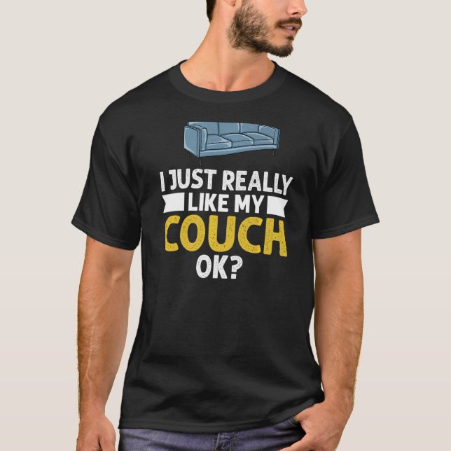 Couch Quotes  Sofa Potato Living Room  1 T-Shirt (Front)