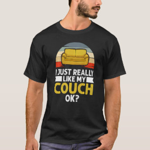 Couch Quotes Sofa Potato Living Room 2 T-Shirt