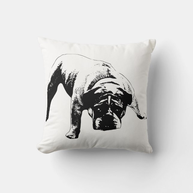 Couch Sentinel Bulldog Cushion (Front)