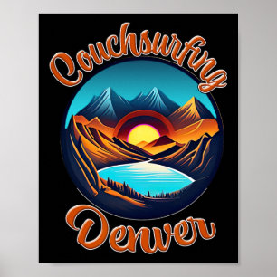Couch Surfing Denver Colorado Poster