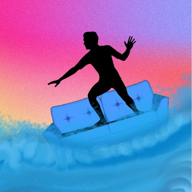 Couch Surfing T-Shirt (Creator Uploaded)