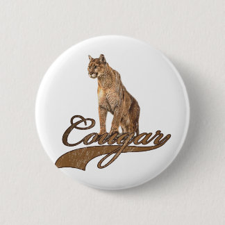 Cougar 6 Cm Round Badge