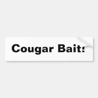 Cougar Bait Bumper Sticker