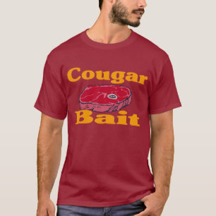 Cougar Bait - Maroon (front & back) T-Shirt