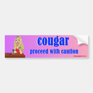 cougar bumper sticker