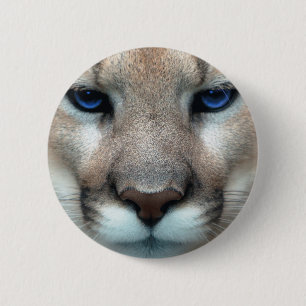 Cougar cub 6 cm round badge