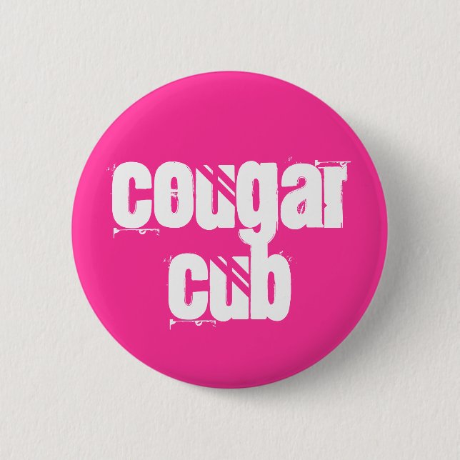 Cougar Cub 6 Cm Round Badge (Front)