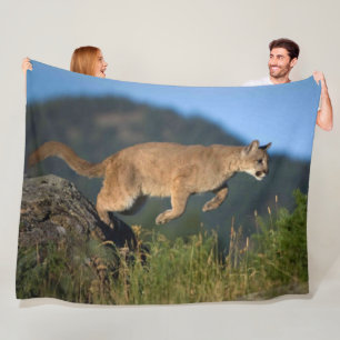 COUGAR FLEECE BLANKET