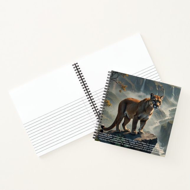 Cougar Hardcover Notebook (Inside)