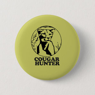 COUGAR HUNTER 6 CM ROUND BADGE