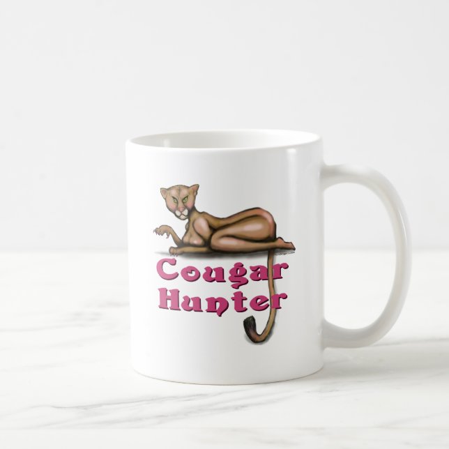 Cougar Hunter Coffee Mug (Right)