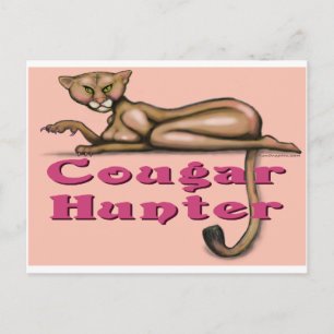 Cougar Hunter Postcard