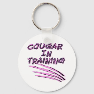 Cougar In Training-2-Key Chain Key Ring