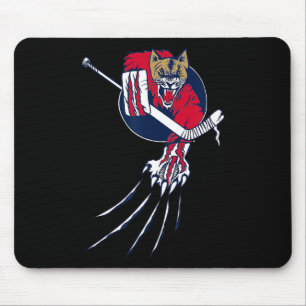 Cougar Lion Beast Ice Hockey Goalie Cat Original G Mouse Pad