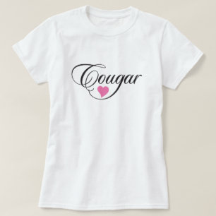 Cougar Love Ladies Light Coloured T-Shirt