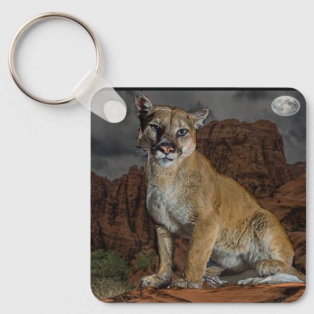 cougar mountain  key ring (Front)