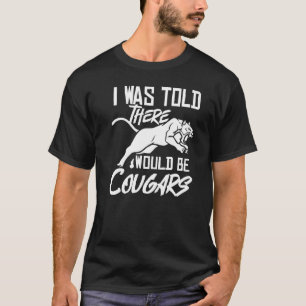 Cougar Mountain Lion Animal Cat Head Cute Wildcat T-Shirt