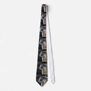 Cougar Mountain Lion Big Cat Art Tie