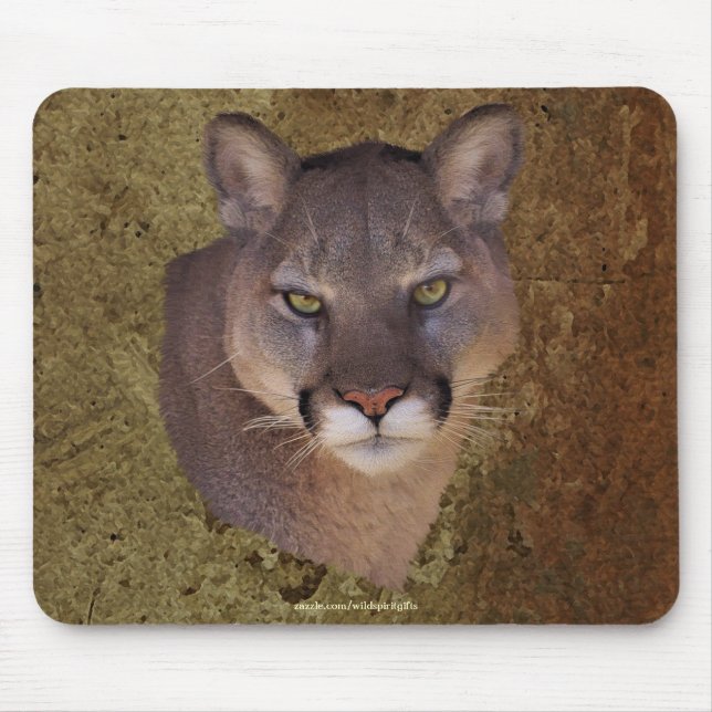 COUGAR Mountain Lion Wildlife Mousepad (Front)