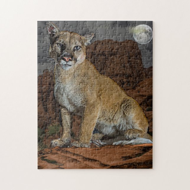 cougar mountain poster jigsaw puzzle (Vertical)