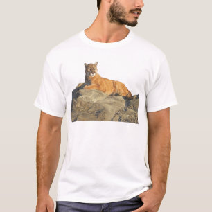 cougar on rock T-Shirt