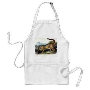 Cougar, or Puma, Panther, Mountain Lion, Catamount Standard Apron