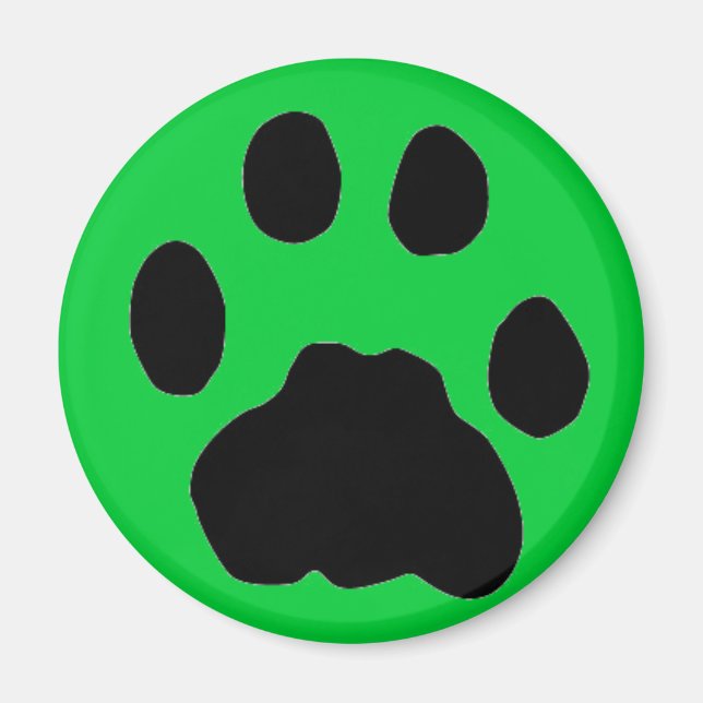 COUGAR PAW PRINT MAGNET (Front)